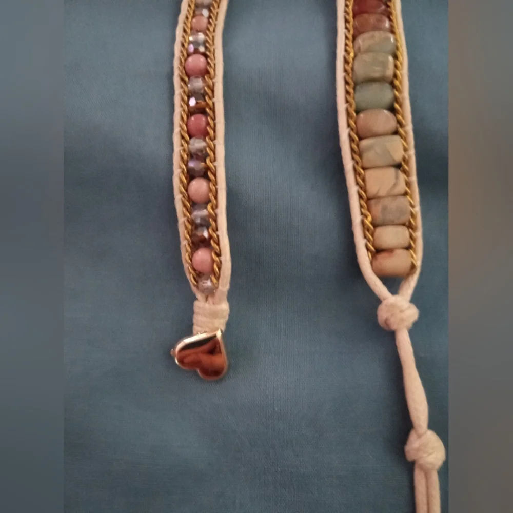 Smart watch Bohemian multi colored stone band